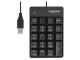 Delock 12481 klawiatura numeryczna USB 19 klawiszy, czarna