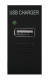 Gniazdo USB z adowark Maclean, pojedyncze, 1A, czarne, MCE727B