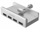 Hub 4x USB 3.0 ORICO biurkowy 5Gbps (MH4PU-SV-BP)