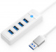 Hub USB-A Orico 4x USB 3.1 biay