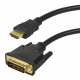 Kabel HDMI - DVI Maclean v1.4, 2m,