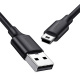 Kabel mini USB - USB-A UGREEN US132, 1m - czarny (10355B)