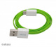 Akasa Proslim AK-CBUB16-10GN, kabel USB 2.0 Typ-A na Micro-B 100cm, zielony