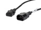 Lanberg Przeduacz kabla zasilajcego IEC 320 C13 do C14 1.8m VDE czarny (CA-C13E-11CC-0018-BK)