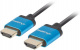 Lanberg Kabel HDMI M/M V2.0 0.5m Czarny 4k Slim