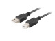 Kabel do drukarki USB-A (M) do USB-B (M) 2.0 Lanberg 1.0m Ferryt Czarny