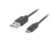 Lanberg Kabel USB Micro(M) do USB-A(M) 2.0 1m Czarny Qc 3.0