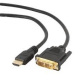 Gembird kabel HDMI/DVI-DM (18+1) 10m CC-HDMI-DVI-10MC