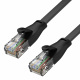 Unitek Patch Cable CAT.6 czarny 1M paski (C1809GBK)