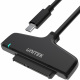 Mostek dyskw SATA 2,5" HDD/SSD Unitek USB 3.1 Type-C do SATA III 6G (Y-1096A)